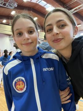 Polona Bajc s Saro Lišinović